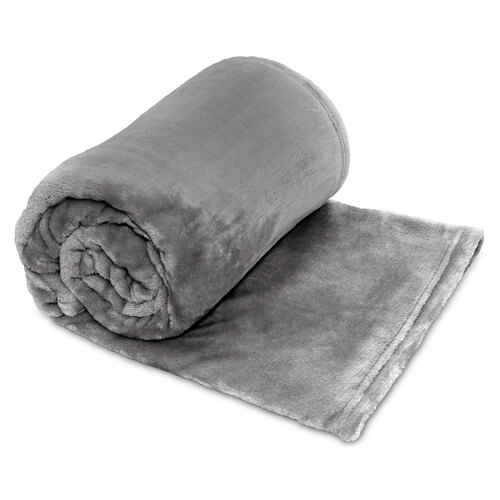 Ardor Boudoir Lucia Luxury Plush Velvet Throw 127cm x 152cm Silver