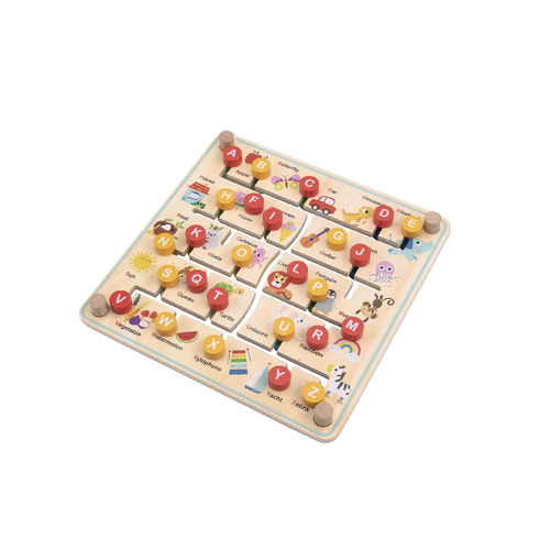 Tooky Toy Alphabet & Farm Matching Maze Board