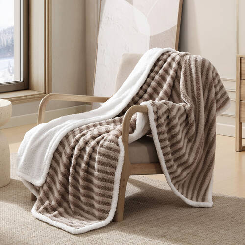 Ardor Boudoir Carter Boucle Room Bed Blanket/Throw Multi 130x170cm