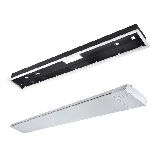 Heatstrip Elegance 2400W Heater w/Remote & Flush Mount Enclosure Kit Set