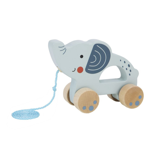 Tooky Toy My Forest Friends Wooden Pull Along - Elephant 18m+