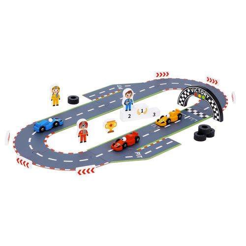Tooky Toy 24x9cm Formula Racing Puzzle Playmat 3+