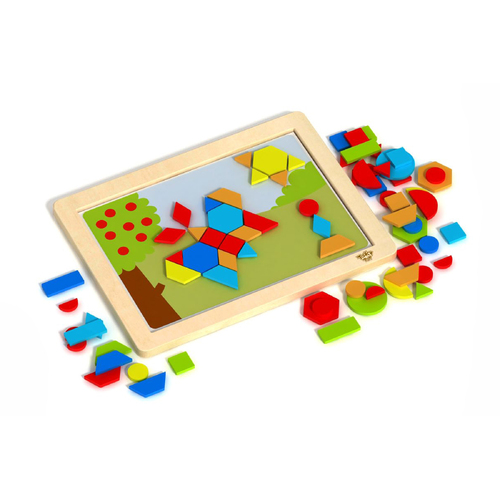 Tooky Toy Magnetic Puzzle - Geometrical Shapes
