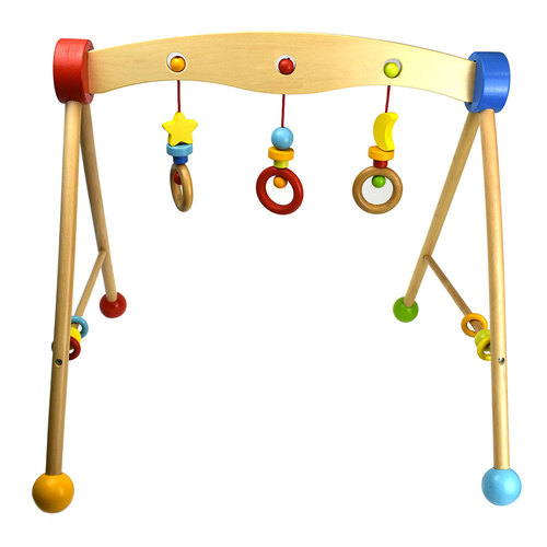 Tooky Toy Wooden Baby Gym