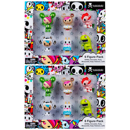 2x 6pc Tokidoki 2In Friends Figure Collectible Kids Toy Set 5y+