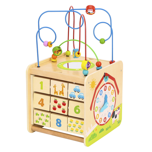 Tooky Toy Play Cube Centre Farm Kids 18m+