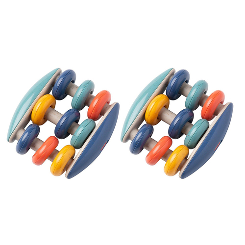 2PK Tolo Toys Bio Plastic 9.5cm Abacus Rattle Baby/Toddler Toy 6m+