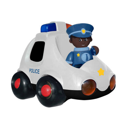 Tolo Toys First Friends Police Car Interactive Play 18cm Baby Toy 12m+