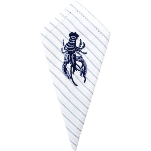 LVD Stonewashed Chambray Cotton Reusable Table Napkin 45x45cm Lobster