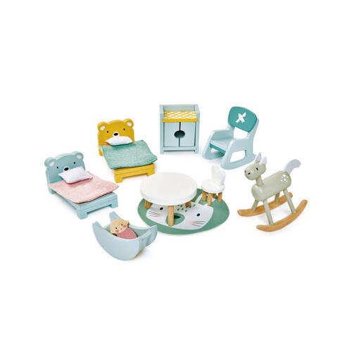 Tender Leaf Toys Dovetail 1:12 Kids Room Dollhouse Accessory Set 3y+