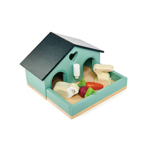 Tender Leaf Toys Pet 1:12 Rabbit & Guinea Pig Dollhouse Accessory Set 3y+
