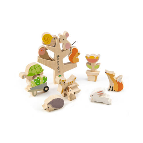 Tender Leaf Toys Stacking Garden Animal Friends Wooden Toy 18m+