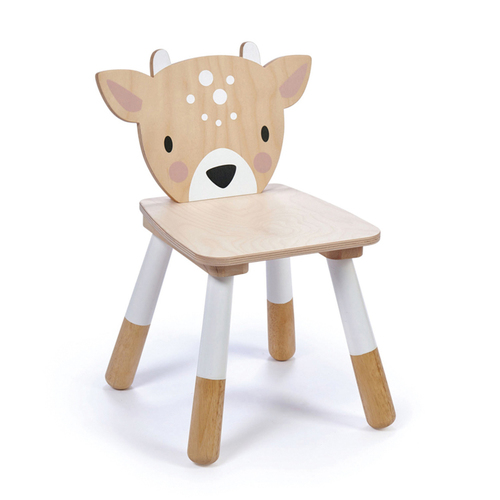 Tender Leaf Toys 48cm Forest Deer Wooden Kids Chair 3y+