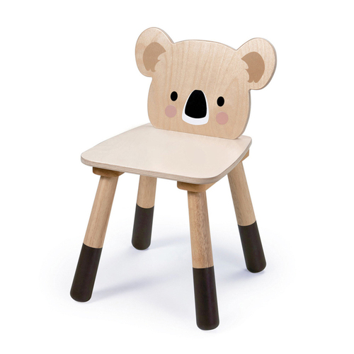 Tender Leaf Toys 47cm Forest Koala Wooden Kids Chair 3y+