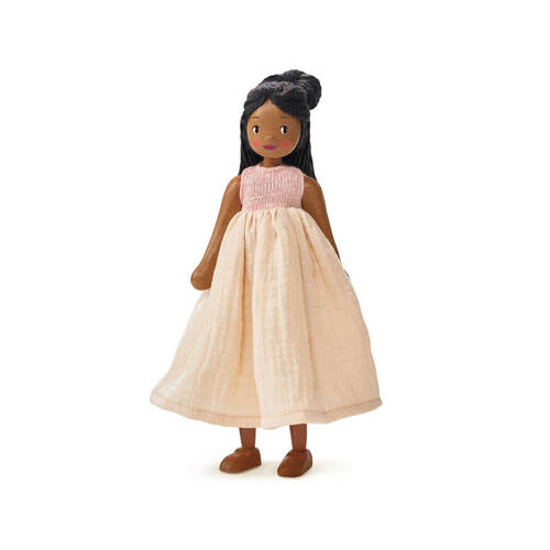 Tender Leaf Toys 25cm Lola Wooden Doll Kids/Children Toy 3y+