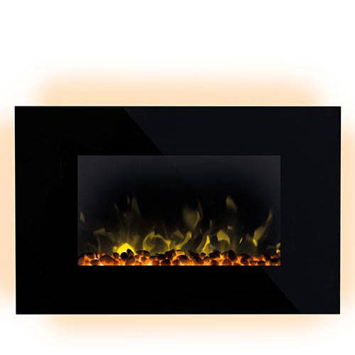 Dimplex 2kW Toluca Wall Mounted Electric Fire - Black
