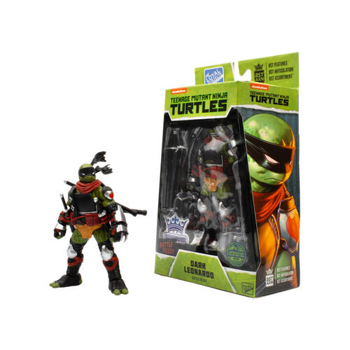 TMNT Dark Leonardo Battle Ready BST AXN 1:15 Figure