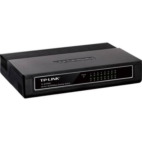 16 PORT ETHERNET SWITCH / HUB DESKTOP 10/100M TP-LINK