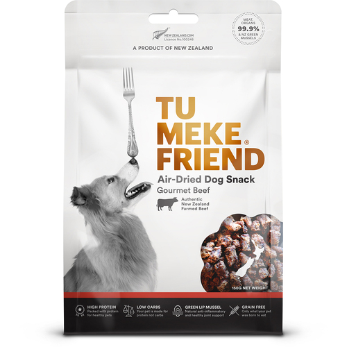 Tu Meke Friend 150g Air-Dried Natural Dog Snacks Gourmet Beef