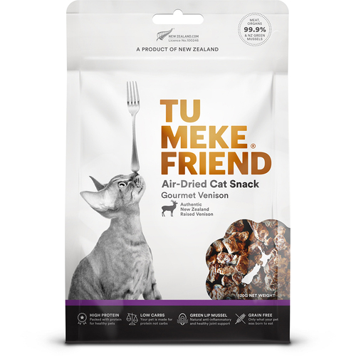 Tu Meke Friend 120g Premium Cat Snacks Gourmet Venison