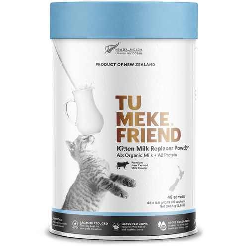 45pc Tu Meke Friend Kitten Organic Milk Replacer Powder