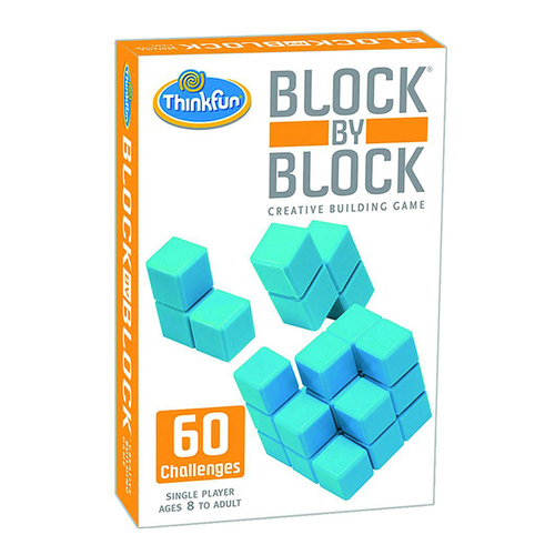 ThinkFun Block By Block Logic and Problem Solving Puzzle Cube Game 8y+