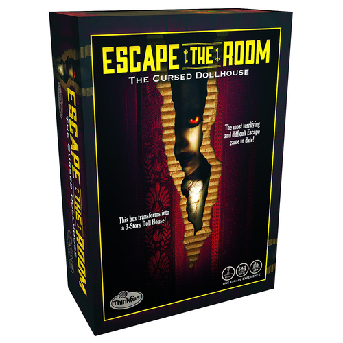 ThinkFun Escape the Room: The Cursed Dollhouse Family Board Game 13y+