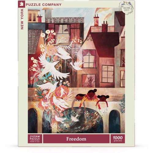 1000pc New York Puzzle Company Adelina Lirus Puzzle 48x67.5cm Freedom 7+