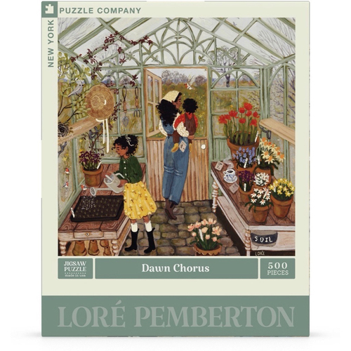 500pc New York Puzzle Company Loré Pemberton Puzzle 67.5cm Dawn Chorus 10+