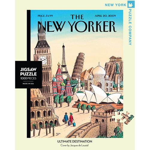 1000pc New York Puzzle Company Puzzle 48x66cm Ultimate Destination 7y+