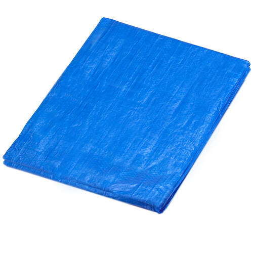 Waterproof 7.2 x 5.4m Tarpaulin Blue