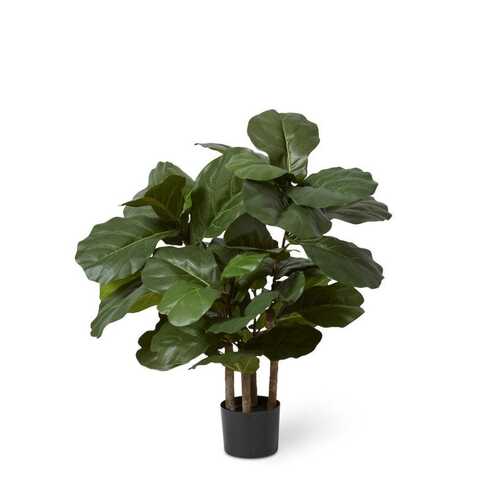 E Style 90cm Fiddle Leaf Tree Artificial Plant Decor - Green