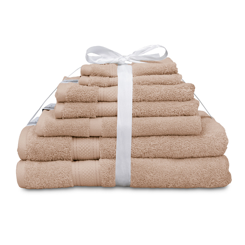 7pc Algodon St Regis Collection Towel Set Cotton Dusk
