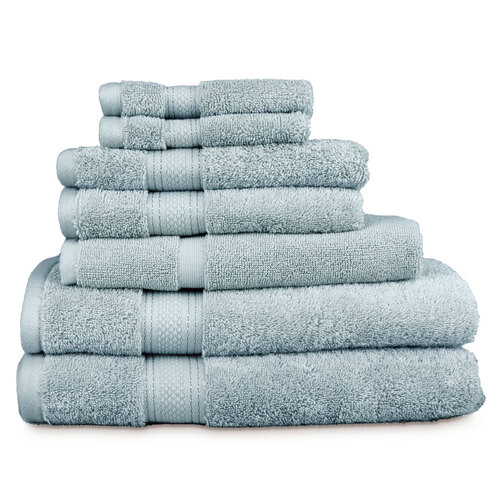 7pc Algodon St. Regis Collection Towel Pack Mist