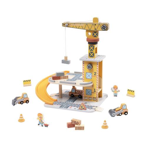 Tooky Toy Port Crane Set Educational Construction Roleplay Kids/Children 3y+