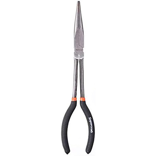 Supercraft Long Reach Needle Nose Pliers Carbon Steel 280mm Soft Grip