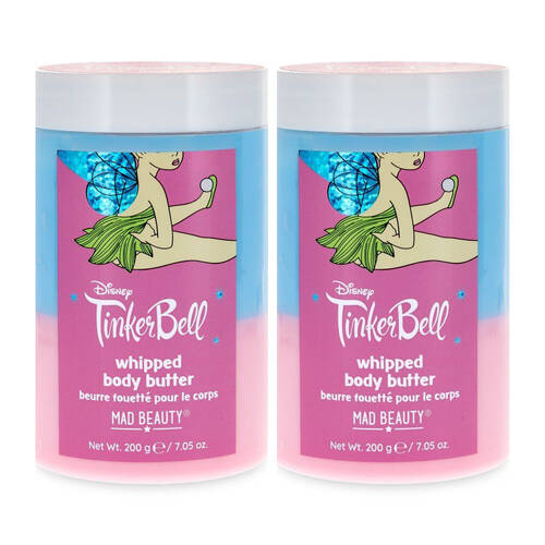 2PK Disney Tinks Pixie Perfection Scented Whipped Body Scrub 200g Wildflower
