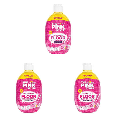 3PK The Pink Stuff Floor Cleaner Hard Surface Cleaner 750ml