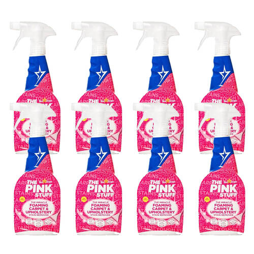 8PK The Pink Stuff Foaming Carpet Cleaner Stain Remover 500ml