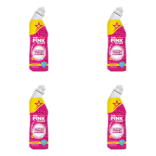 4PK The Pink Stuff Toilet Gel Cleaner Germ Kill Fresh Scent 750ml