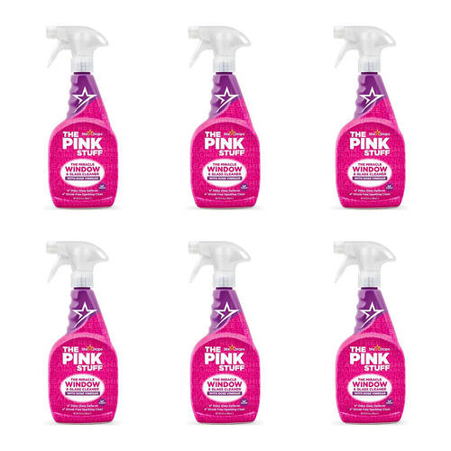 6PK The Pink Stuff Window Cleaner Glass Surface Streak-Free 750ml