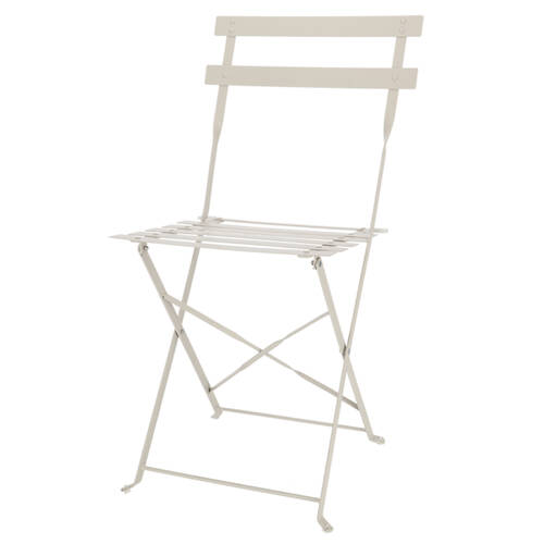 Esschert Design Desert Dream Bistro Folding Chair Furniture 80.6cm Grey