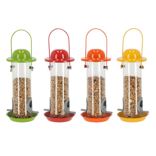 4pc Esschert Design Nature Shades Silo Bird Feeder Outdoor Garden Decor