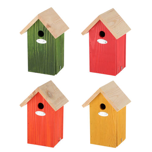 4pc Esschert Design Nature Shades Bird House Outdoor Garden Decor 25.5cm