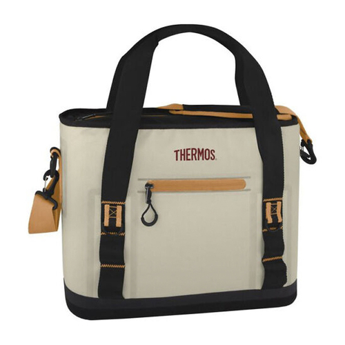 Thermos Trailsman 24 Can Cooler Portable Bag Cream/Tan