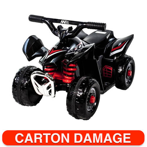 Yamaha Kids/Children ATV 6V Mini Quad Bike Ride On Boys - Black 3y+ 