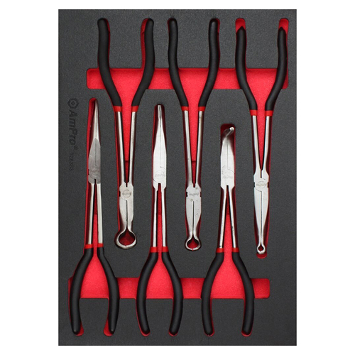 6pc Ampro 11" Long Reach Pliers Tool Set TS38383 