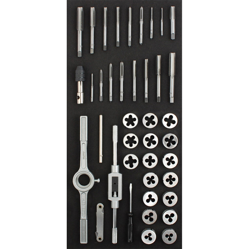 39pc Ampro Tap and Die Set Imperial Tool Set TS45922