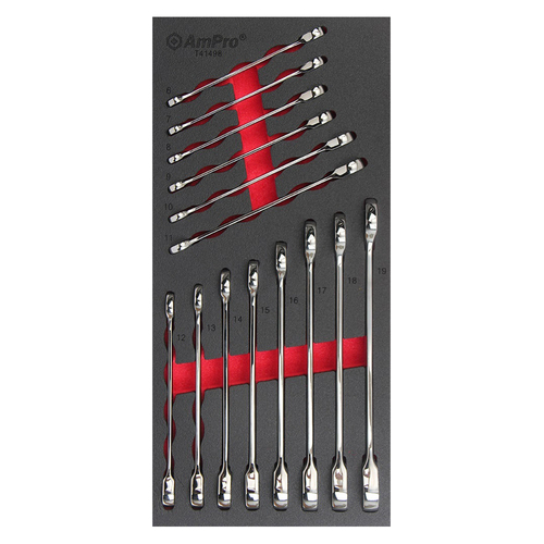 14pc Ampro Geared Metric Combination Wrench TS51498
