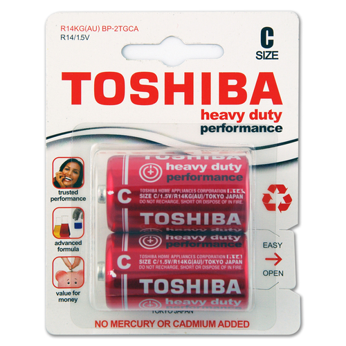 2pc Toshiba Heavy Duty C